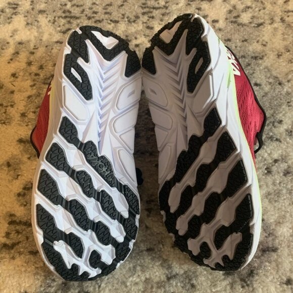 Hoka One One Red and Black Athletic Shoes - Picture 5 of 5